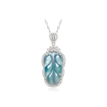 YUANYUXIANG Ice Glutinous Jadeite Necklaces Unisex