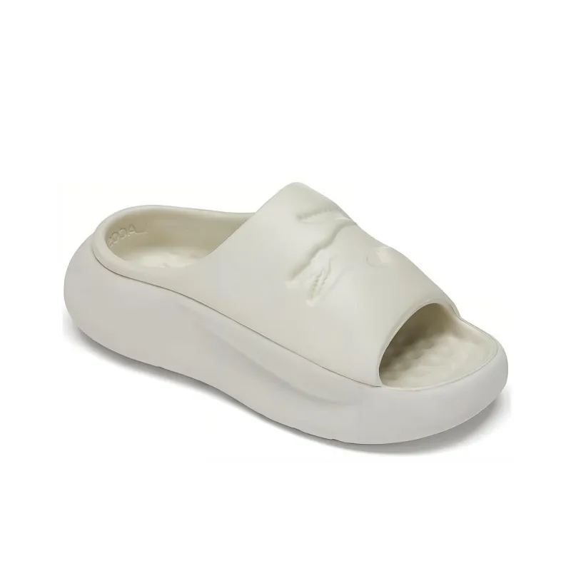 LACOSTE Slide Slippers Women's Ecru-3