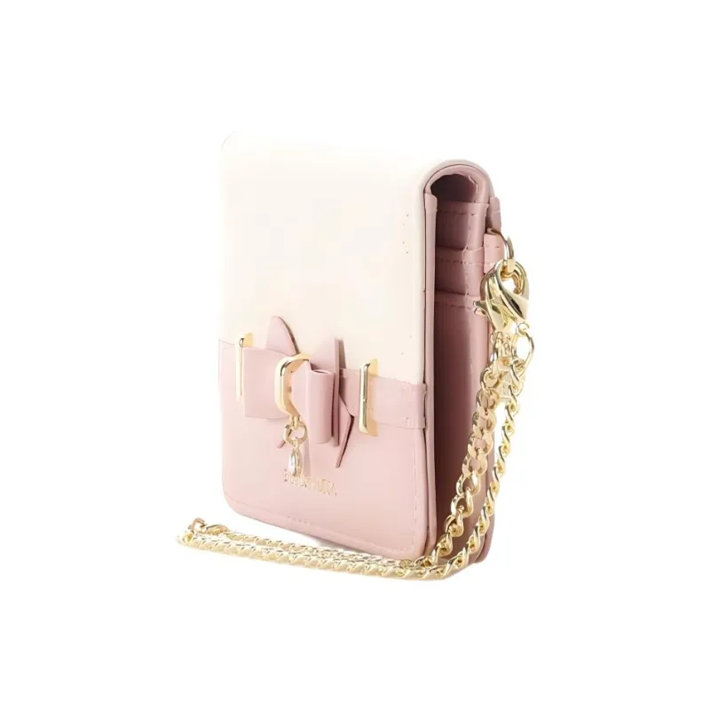 SAMANTHA THAVASA Synthetic Leather Card Holder Women's Pink-2