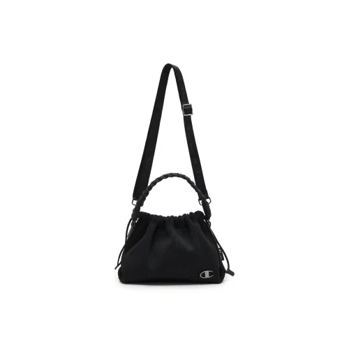 Champion Knitted Fabric Handbag Shoulder Bag Small Size Unisex Multicolor