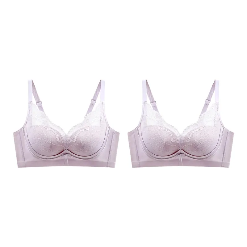 Lanza Bra Women's 2 Pack Light Wisteria Purple-0