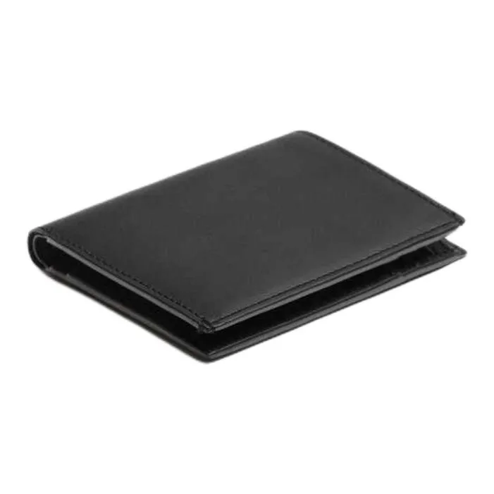 ZARA Cow Leather Wallet Men's Black-1