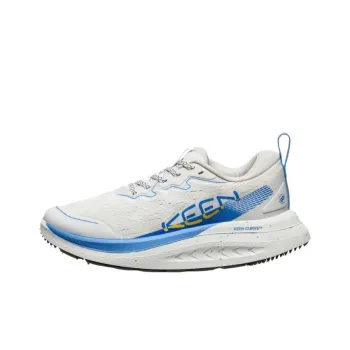KEEN WK400 Lightweight Low Top Casual Shoes Women's White Blue
