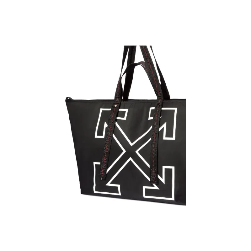 OFF WHITE Large Heritage Day Off Tote Bag 'Black'-4