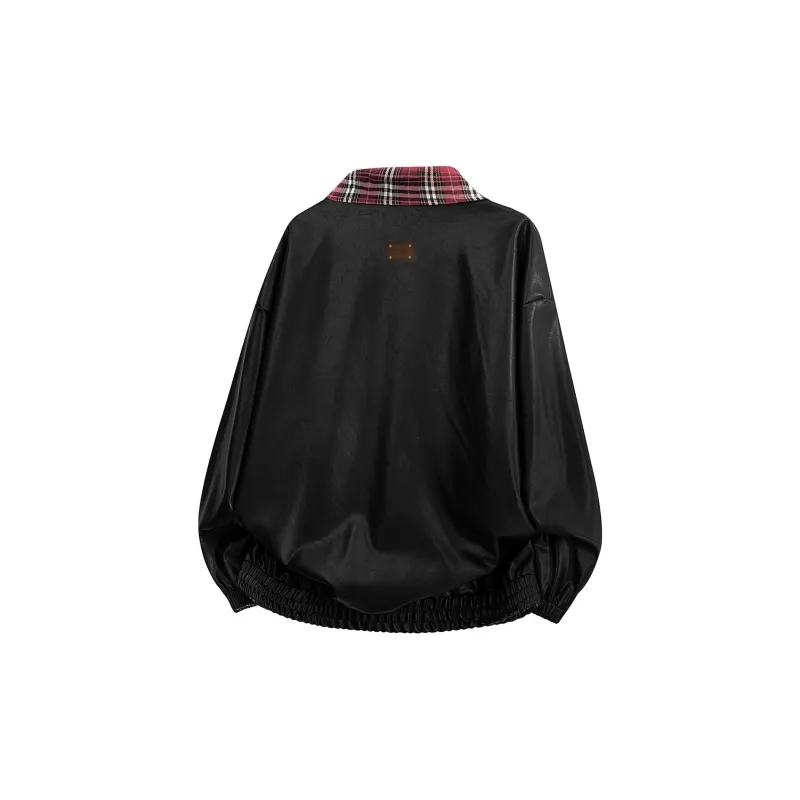 Qnxeey Jackets Coats Unisex Black-2