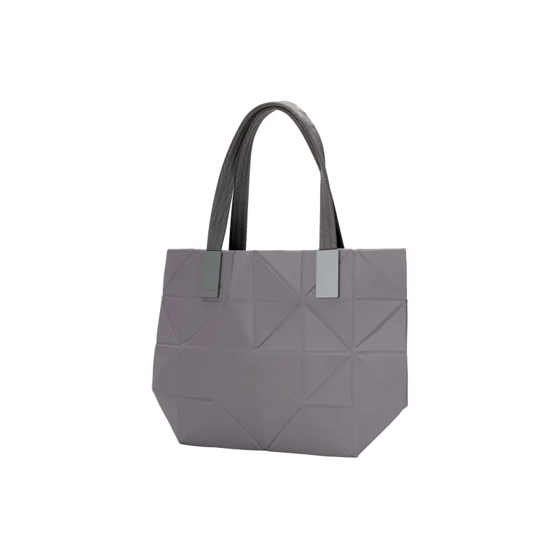 ISSEY MIYAKE Polyester Tote Bag, Shopping Bag, Handbag Unisex Gray-1