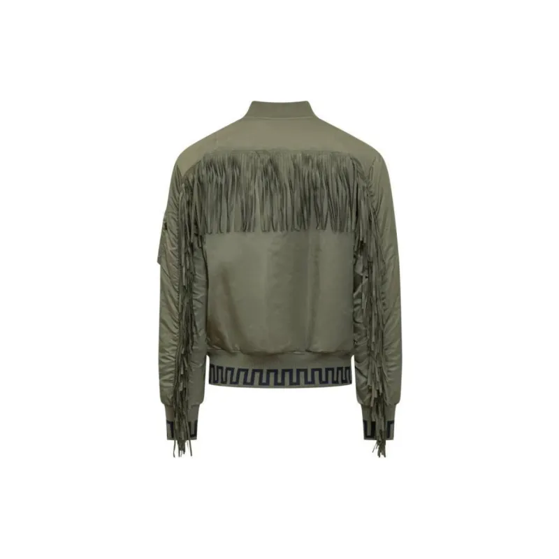 Alanui Classic Logo Detailed Bomber Jacket-1
