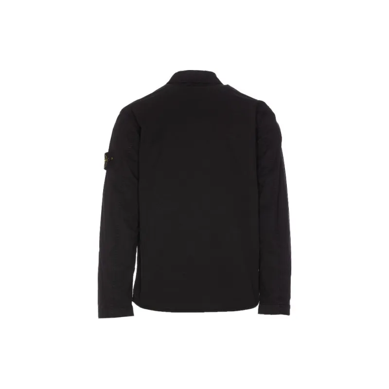 STONE ISLAND Compass Patch Long Sleeved Overshirt-1