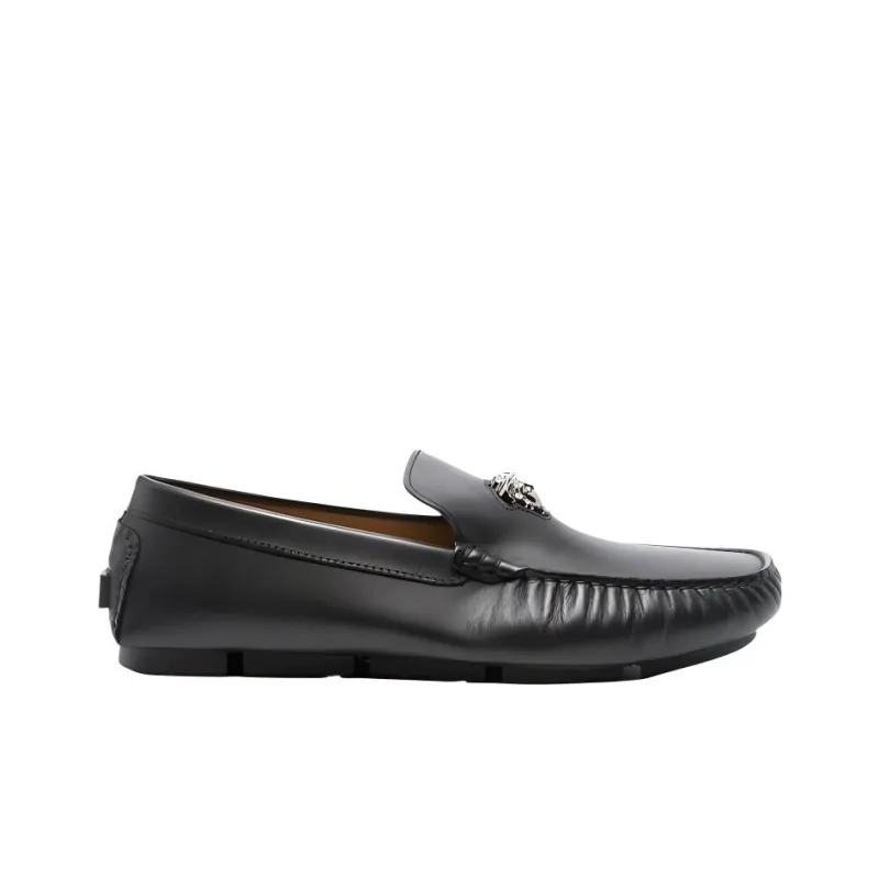 VERSACE Loafers Men Black-1