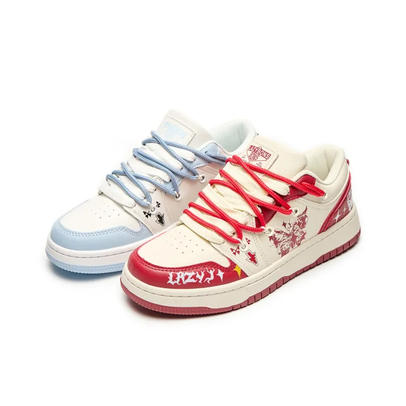 LAZY BONS Abrasion Resistant Breathable Low Top Skateboard Shoes Unisex-36