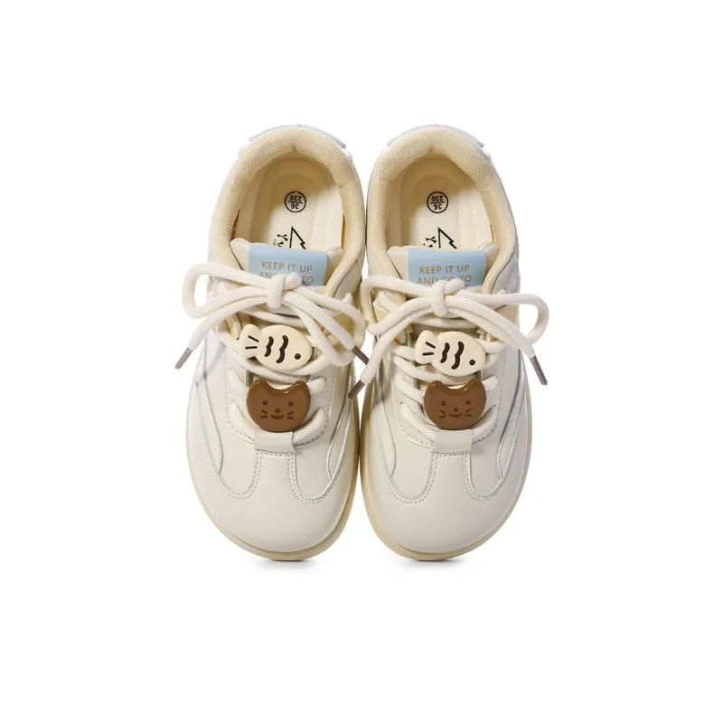 Lovely You Lightweight Wear-Resistant And Slip-Resistant Low-Top Skateboard Shoes Women's-36