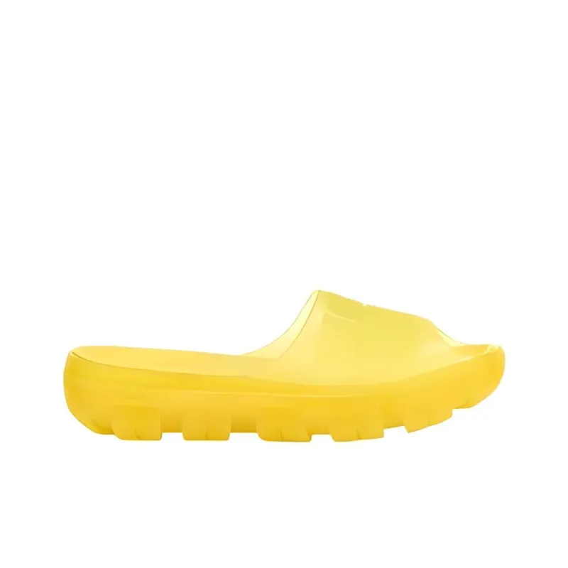 UGG Rubber Sole Abrasion Resistant Slide Slippers Women's Yellow-1