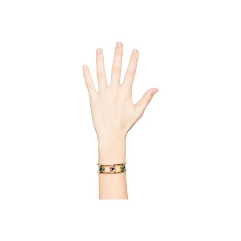 Swarovski Chroma Twist Cuff-2