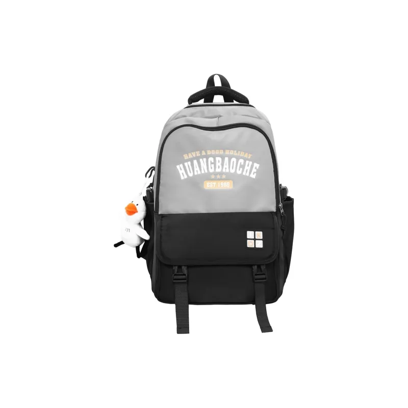 MOK Nylon Backpack Regular Unisex Light Gray/Dark Gray/Black/Red/Khaki-4