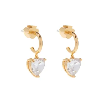 Kate Spade My Love Heart Huggies Earrings