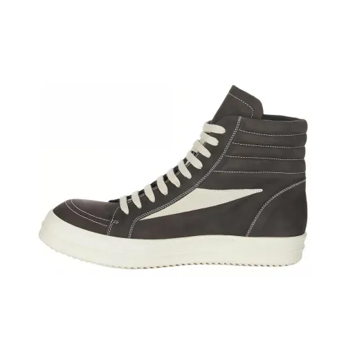 RICK OWENS/RO High Top Skateboard Shoes Men's Black