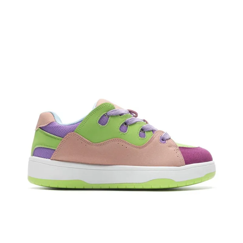 DM Low-Top Skateboard Shoes Unisex Neon Pink-1