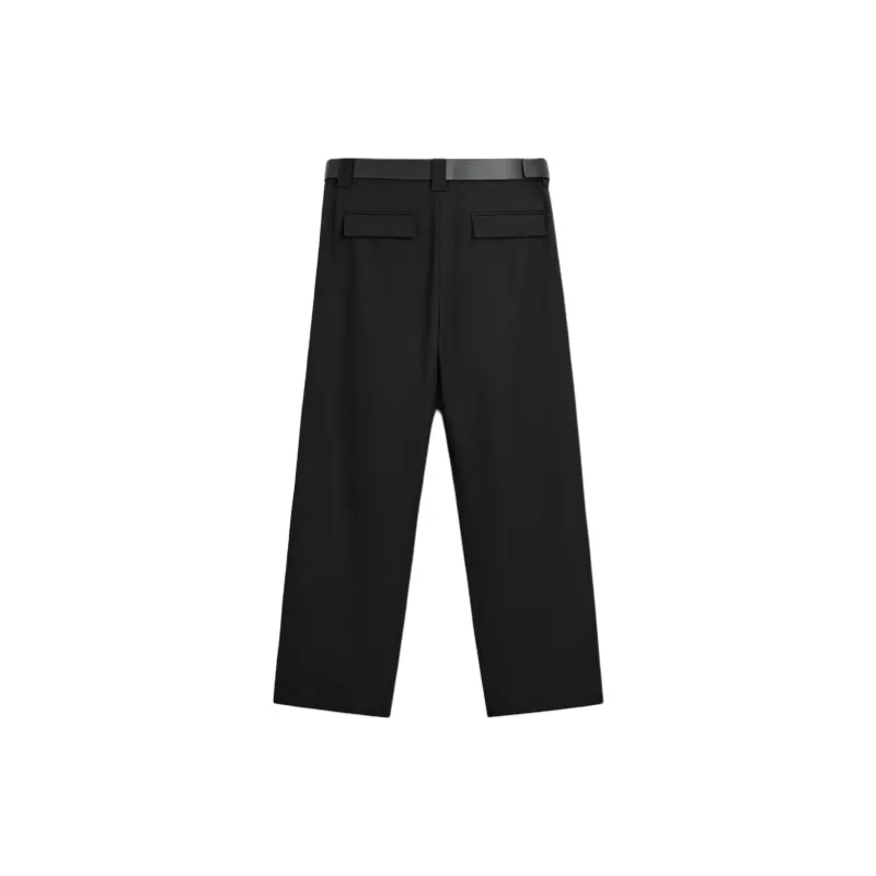 ZARA Casual Pants Men Black-1