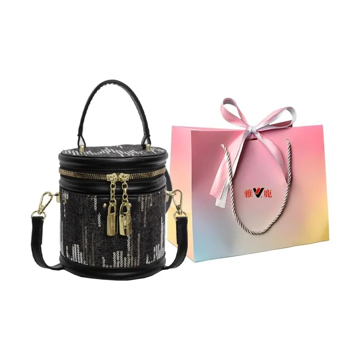 Yalu PU Shoulder Bag, Handbag Regular Women's White/Black/Blue-7