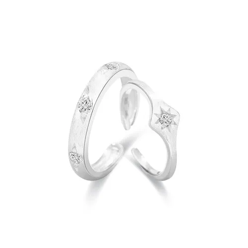 RURA S999 Fine Silver Sterling Silver Rings Womens