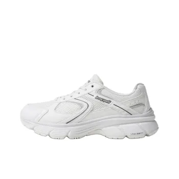 Le Coq Sportif L2K Anti Slip Wear Resistant Low Top Casual Running Shoes Unisex White Black
