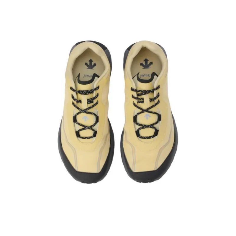 DESCENTE Anti Slip Wear Resistant Low Top Casual Shoes Unisex Yellow Black-3