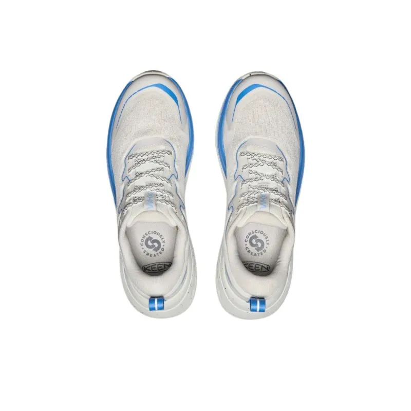 KEEN WK400 Lightweight Low Top Casual Shoes Women's White Blue-3
