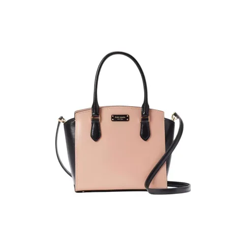 Kate Spade Pigskin Embossed Leather Shoulder Bag, Crossbody Bag, Handbag Small Size Women's Pink & Black
