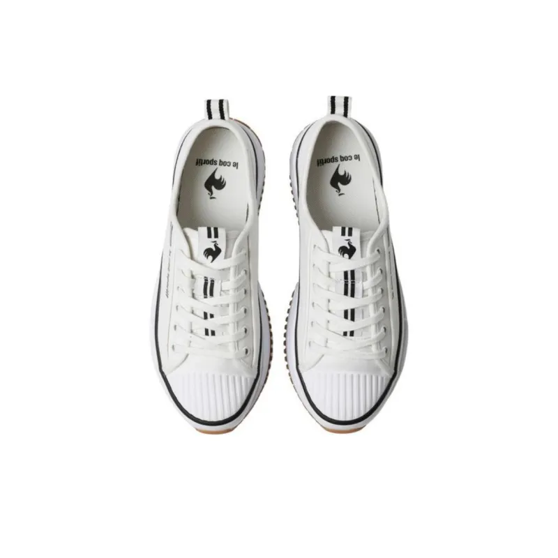 Le Coq Sportif Anti Slip Wear Resistant Low Top Casual Shoes Unisex White-3