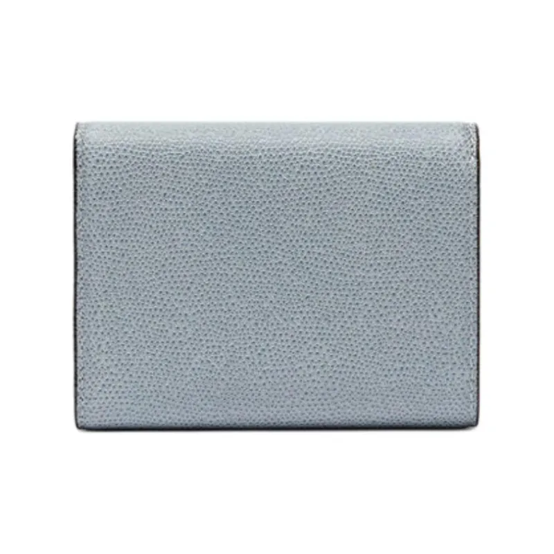 Valextra Iside Calfskin Wallet Women's Blue-1