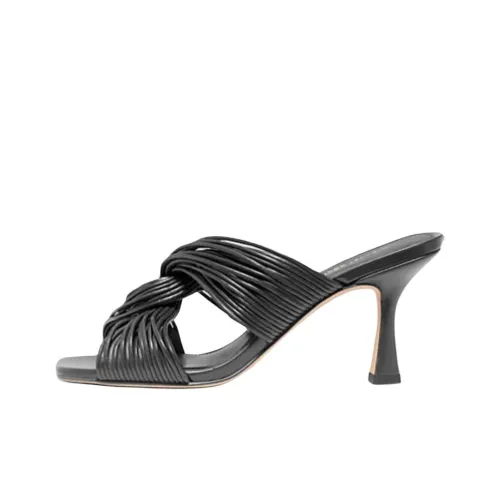 MICHAEL KORS Slide Slippers 7.6cm Women's Black
