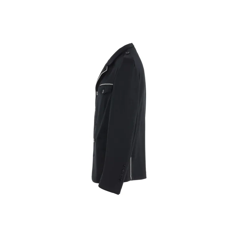 Yohji Yamamoto Ground Y SS25 Jackets & Coats Unisex Black-3