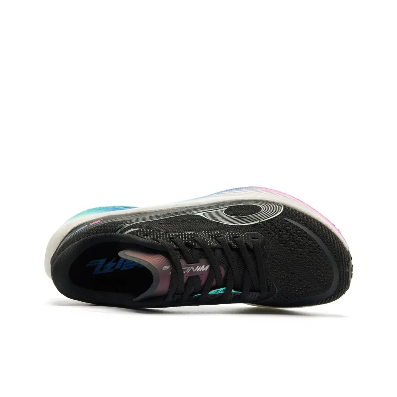 QIAODAN Strong Wind 3.0 PRO Cushioning Anti-Slip And Wear-Resistant Low-Top Training Running Shoes Men's Black Blue-1