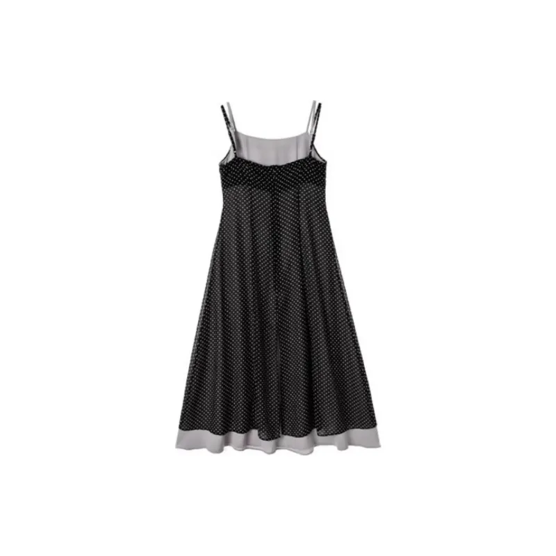 EKOOL Slip Dresses Women's Black-1