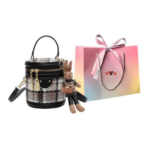 Yalu PU Handbag Women's Black/Brown