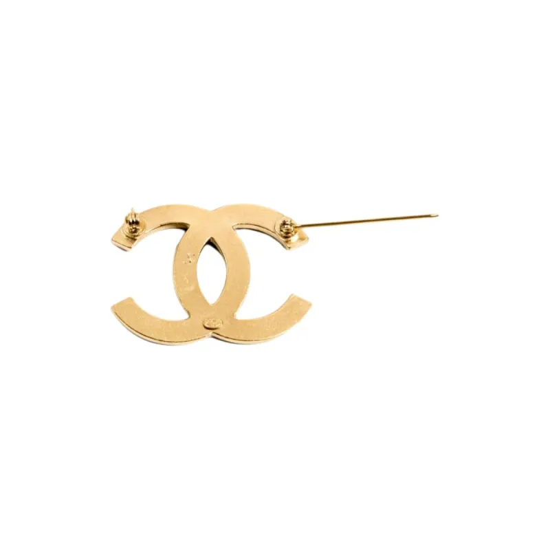 CHANEL 2013 Cc Tweed Brooch-3