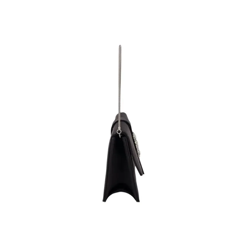 MANOLO BLAHNIK Viscose Clutch Women's Black-2