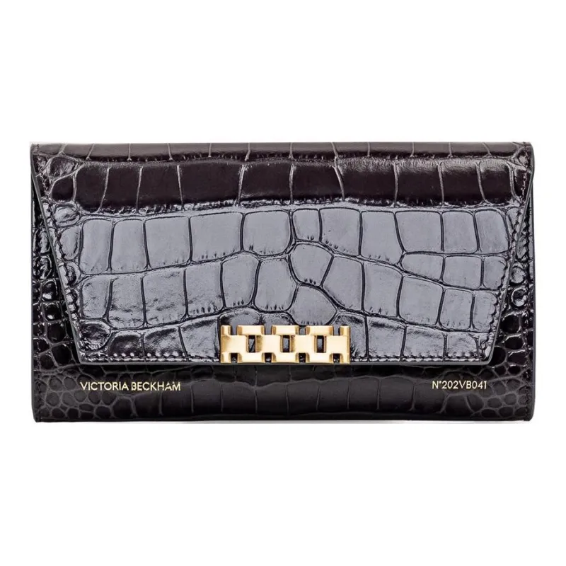Victoria Beckham Embossed Chain Wallet-0