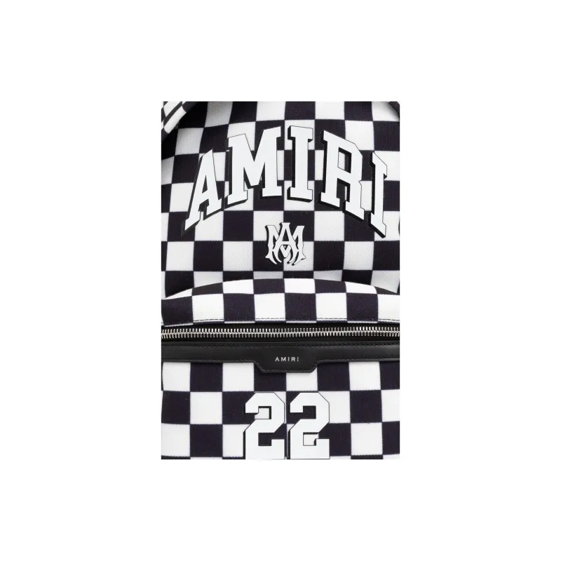 AMIRI Leather Backpack Kids' Black & White-3