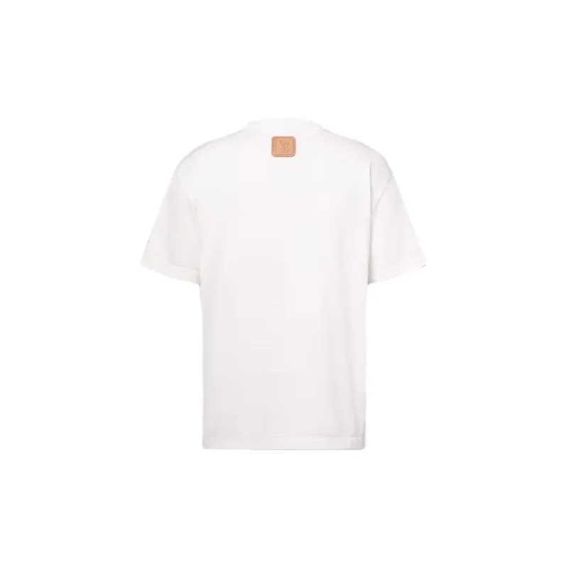 LOUIS VUITTON Vvn Patch Short Sleeved Cotton Crewneck-1