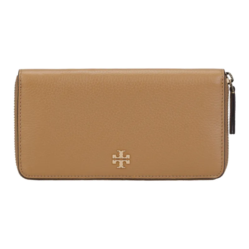 TORY BURCH Cow Leather Wallet Women's Brown-0