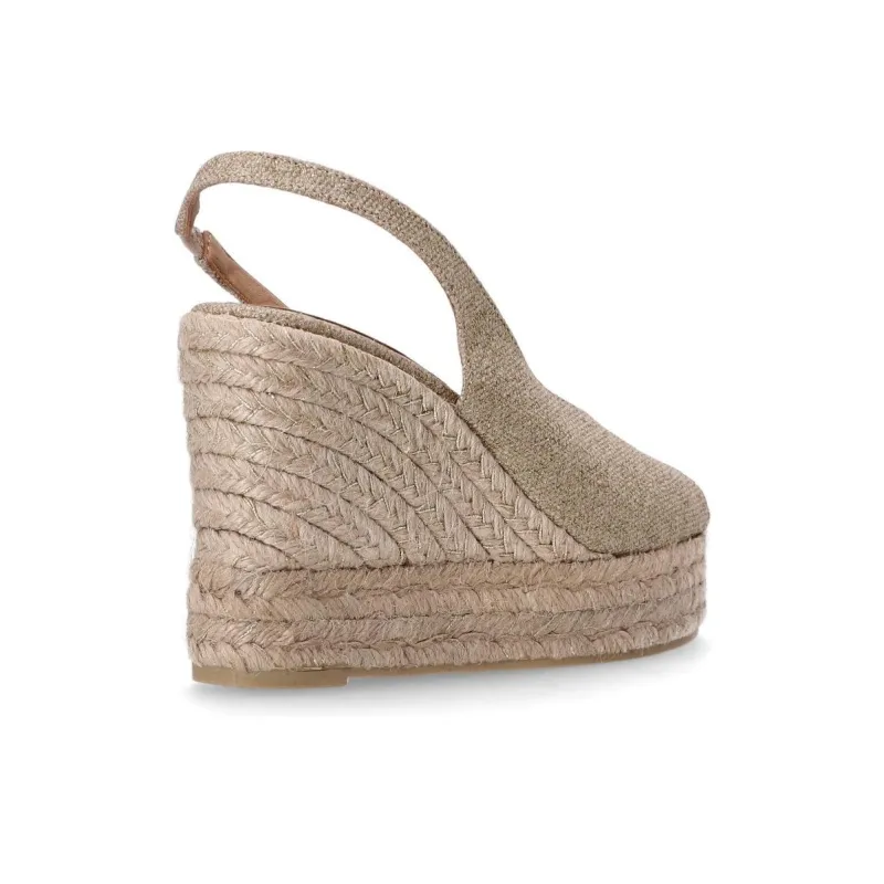Castañer BARBARA Wedge Heel High Heels Women's Light Umber-3