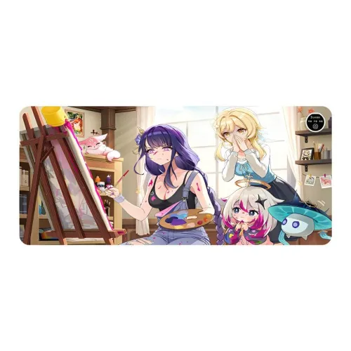 ZHUANGXINGXIA Extra Large Heating Desk Pad MYX 2301-2310 For Students Dormitory Office Writing Mouse Pads