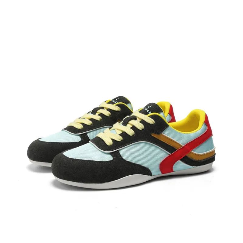 NAVIGARE Small Sailboats Lightweight Low Top Casual Shoes Women's Turquoise Gray-4
