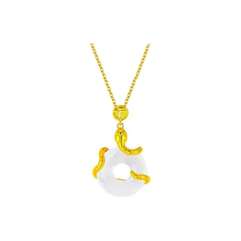 Zhongzhao Jewelry Chalcedony Necklaces Unisex