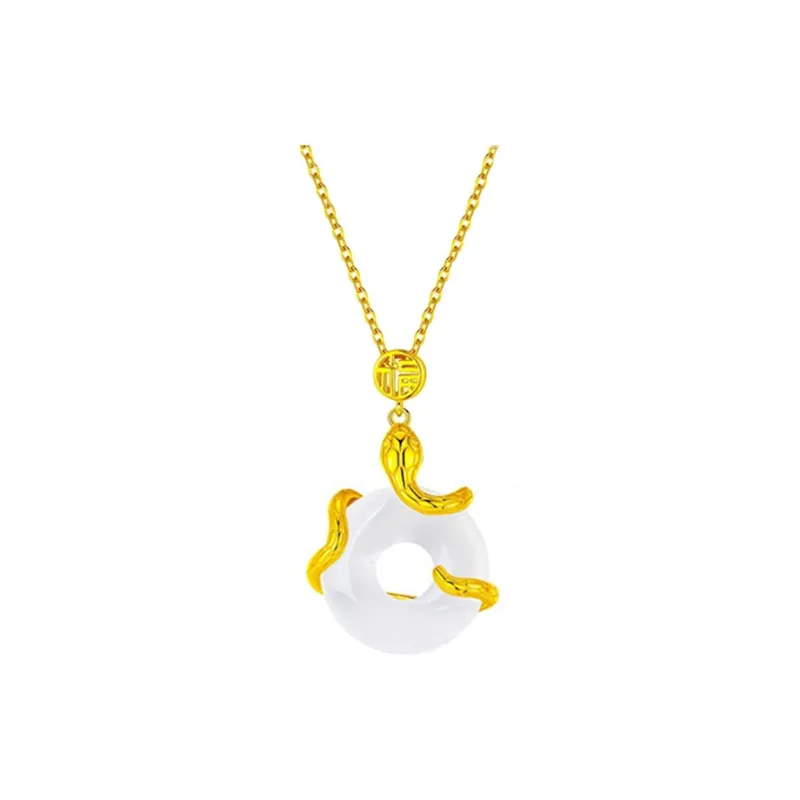 Zhongzhao Jewelry Chalcedony Necklaces Unisex-0