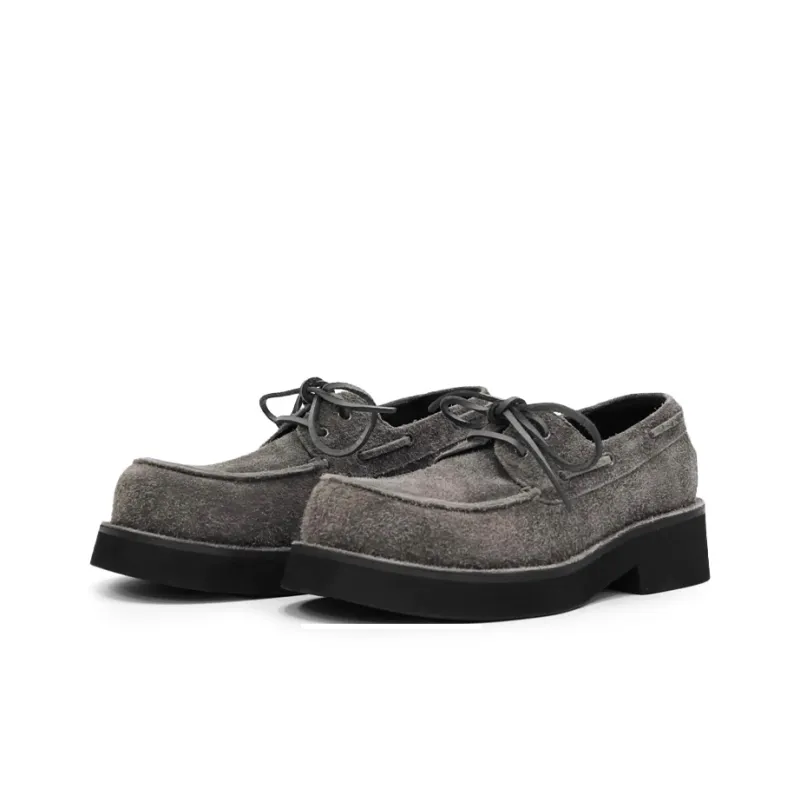 New Korea Men's Casual Shoes Men Low Top Gray, Black-1