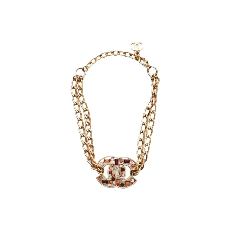 CHANEL 2003 Cc Rhinestone Bracelet-0