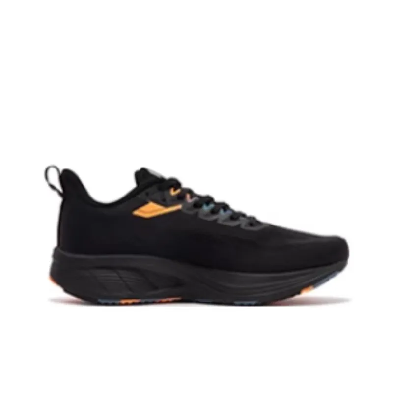 361° Yu Yi Cushioning, Wear Resistant Low Top Running Shoes Men's Black Orange-1