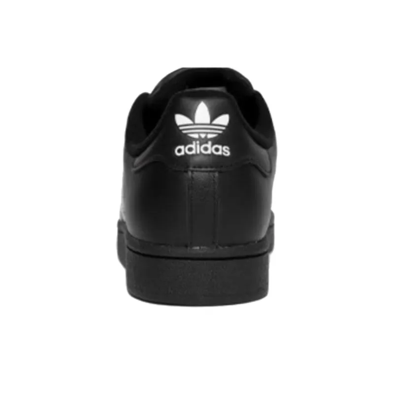 Adidas Originals SUPERSTAR Abrasion Resistant Low Top Kids Lifestyle Shoes Black White Kids'-4